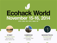 Tablet Screenshot of ecohack.org